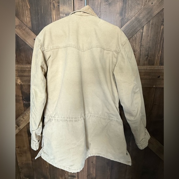 Vintage Carhartt C52 Chore Ranch Flannel Lined Utility Barn Jacket Coat Men’s L - Picture 3 of 6